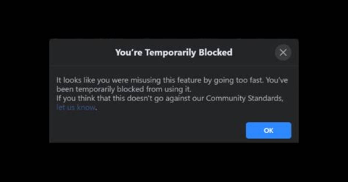 Were Misusing This Feature by Going Too Fast?