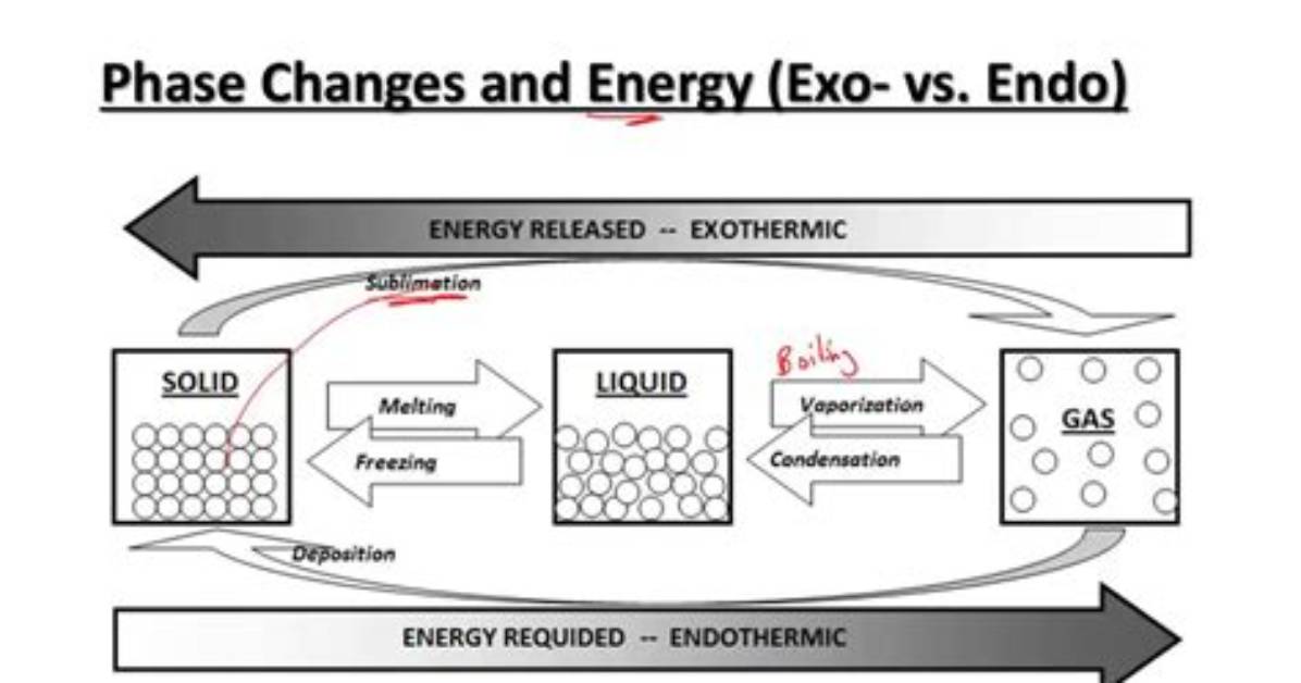 What 3 Phase Changes Are Exothermic?