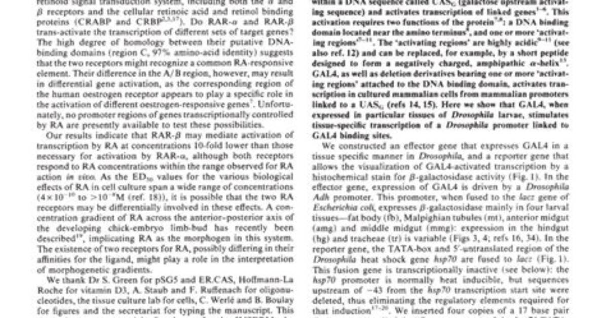 What Activates Gal4