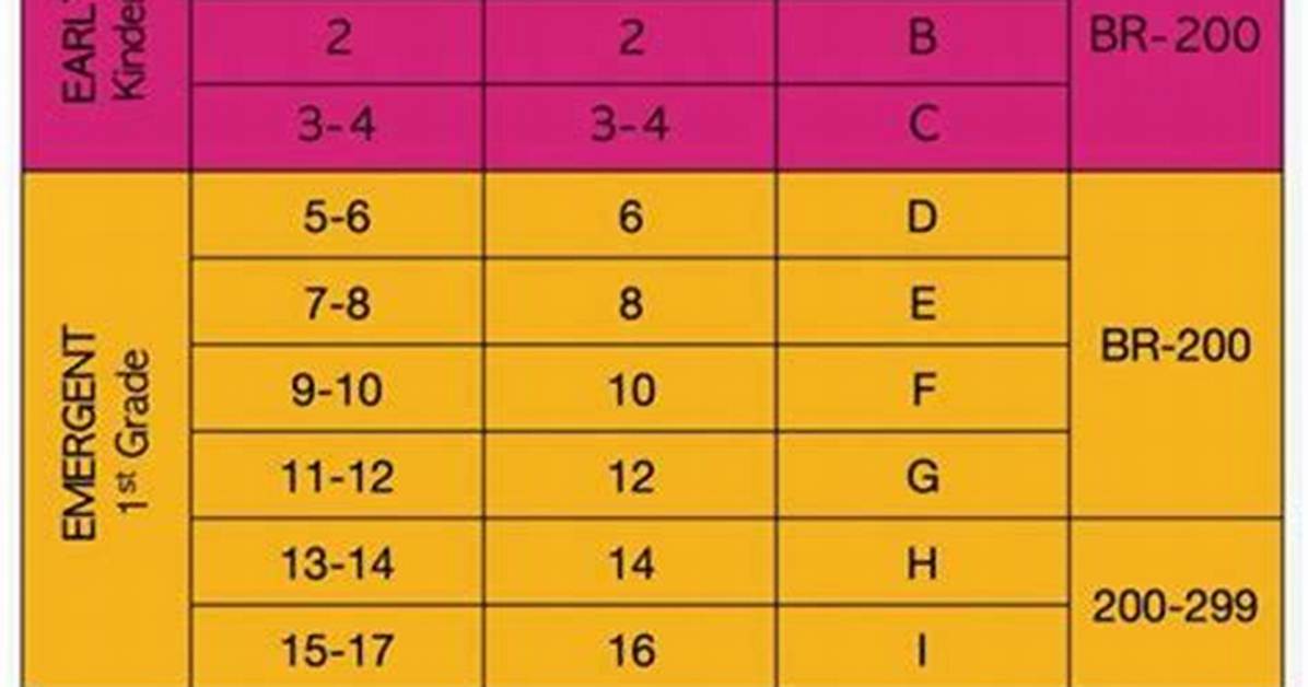 What Age Is Level 6 Reading