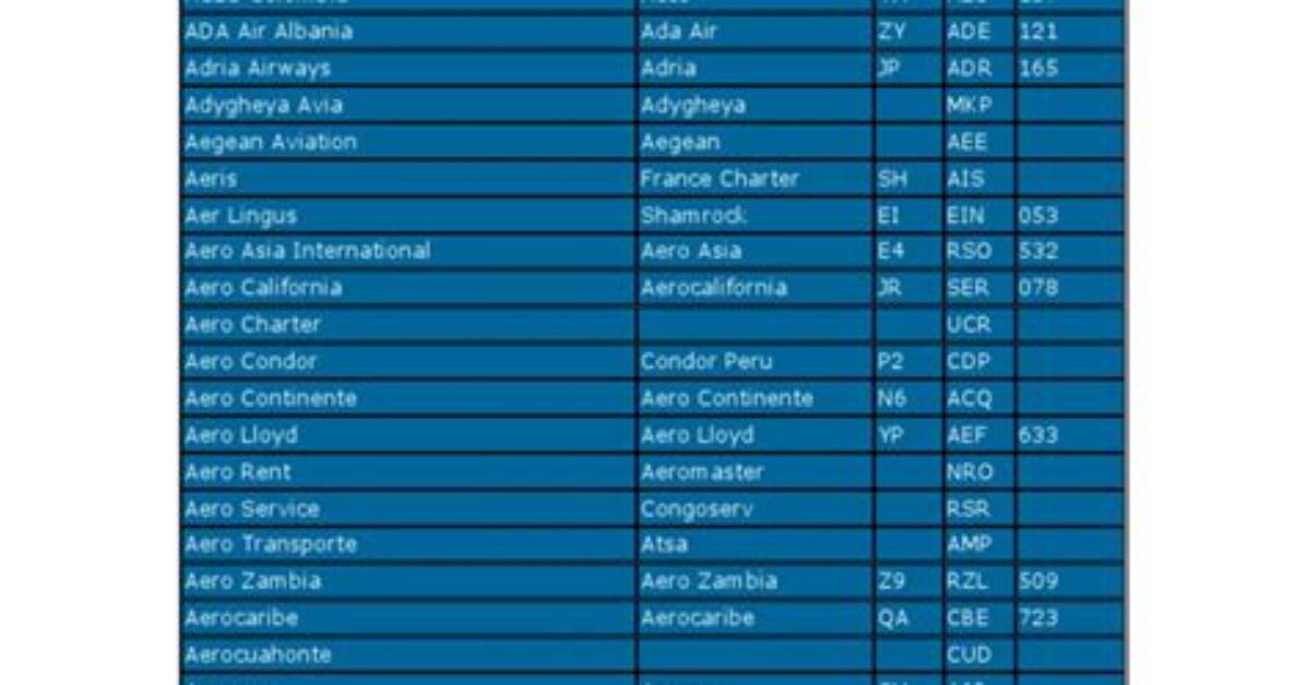 What Airline Code Is Ds