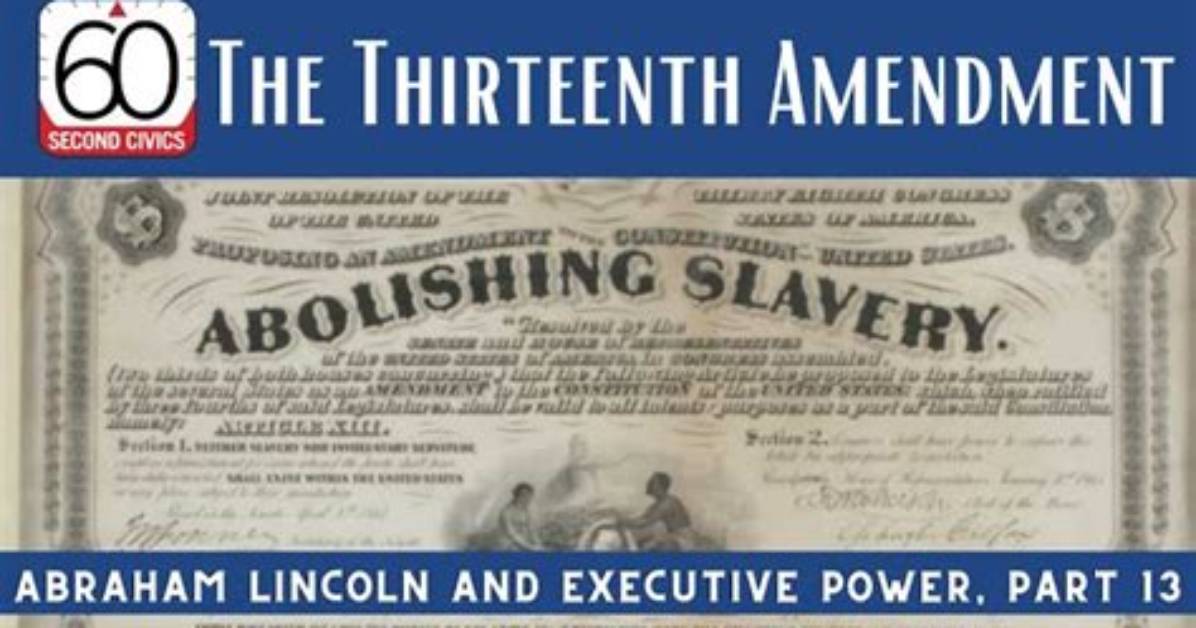 What Amendment Ended Slavery?