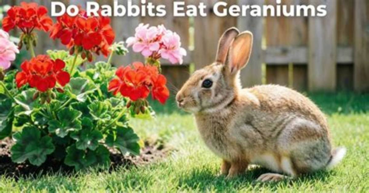 What Animal Eats Geraniums