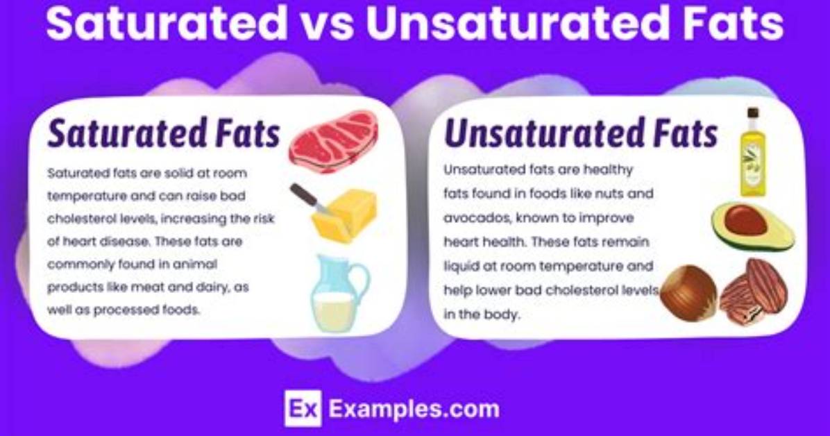 What Are 3 Differences Between Saturated and Unsaturated Fats