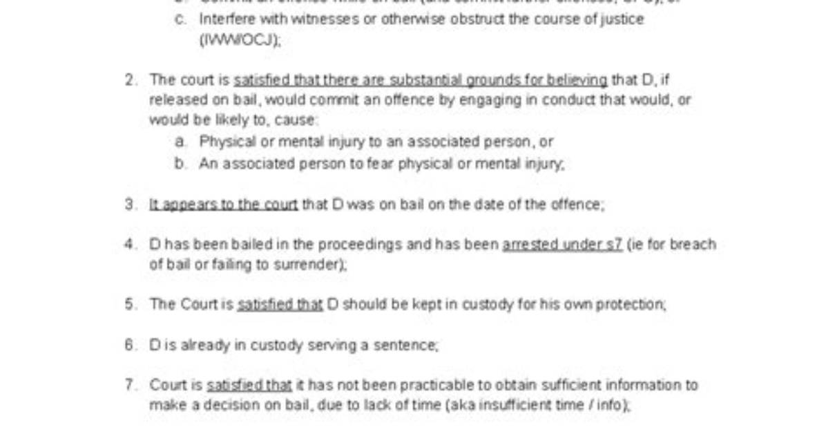 What Are Imprisonable Offences?