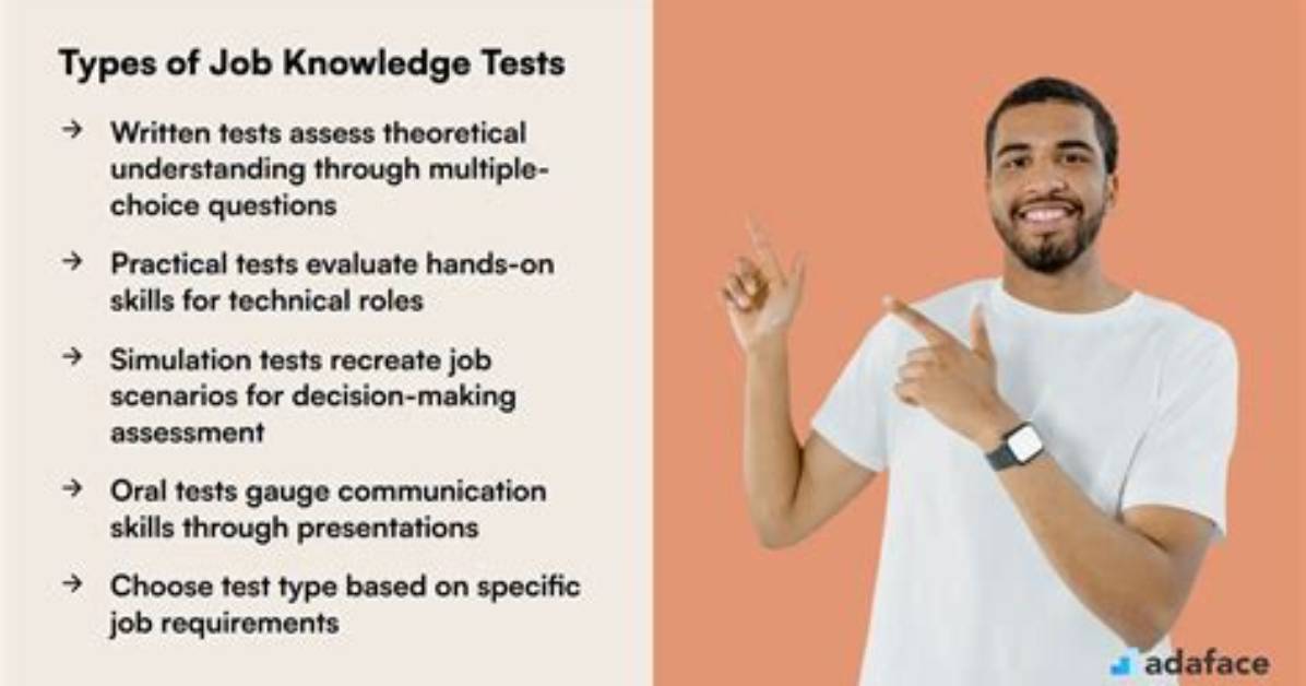What Are Knowledge Tests