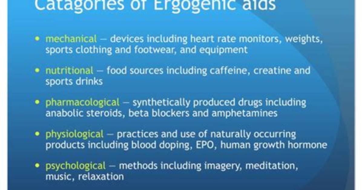 What Are Physiological Ergogenic Aids