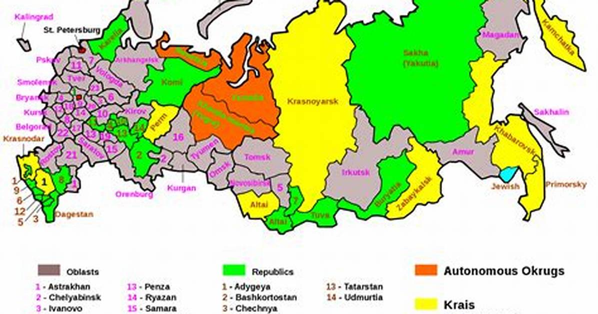 What Are Russian Oblasts?