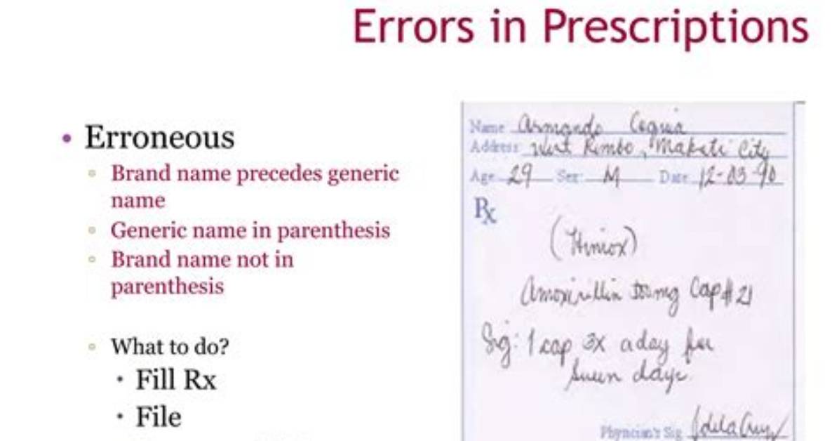 What Are Rx Errors