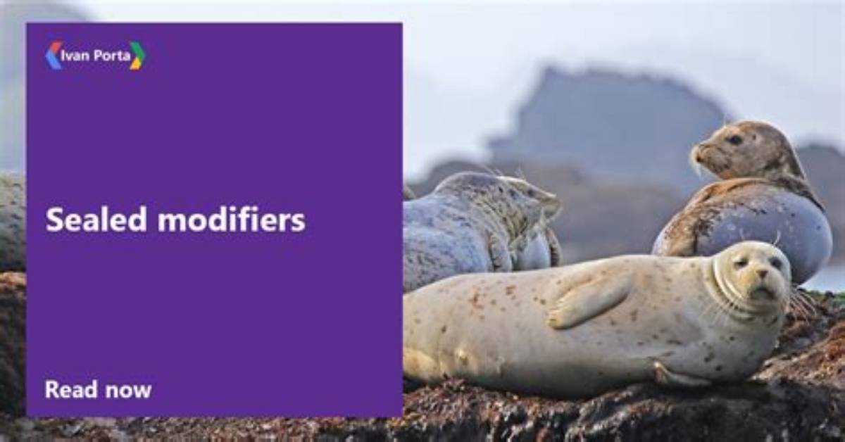 What Are Sealed Modifiers
