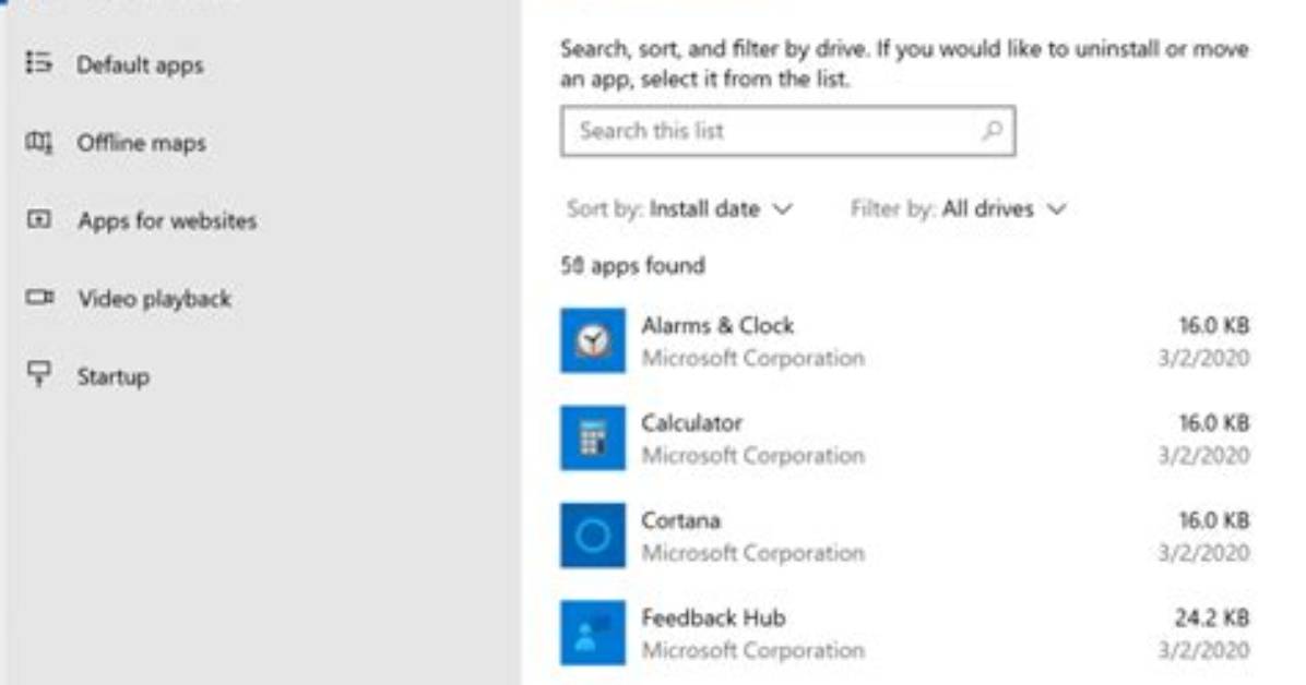 What Are the Default Programs Installed in Windows 10?