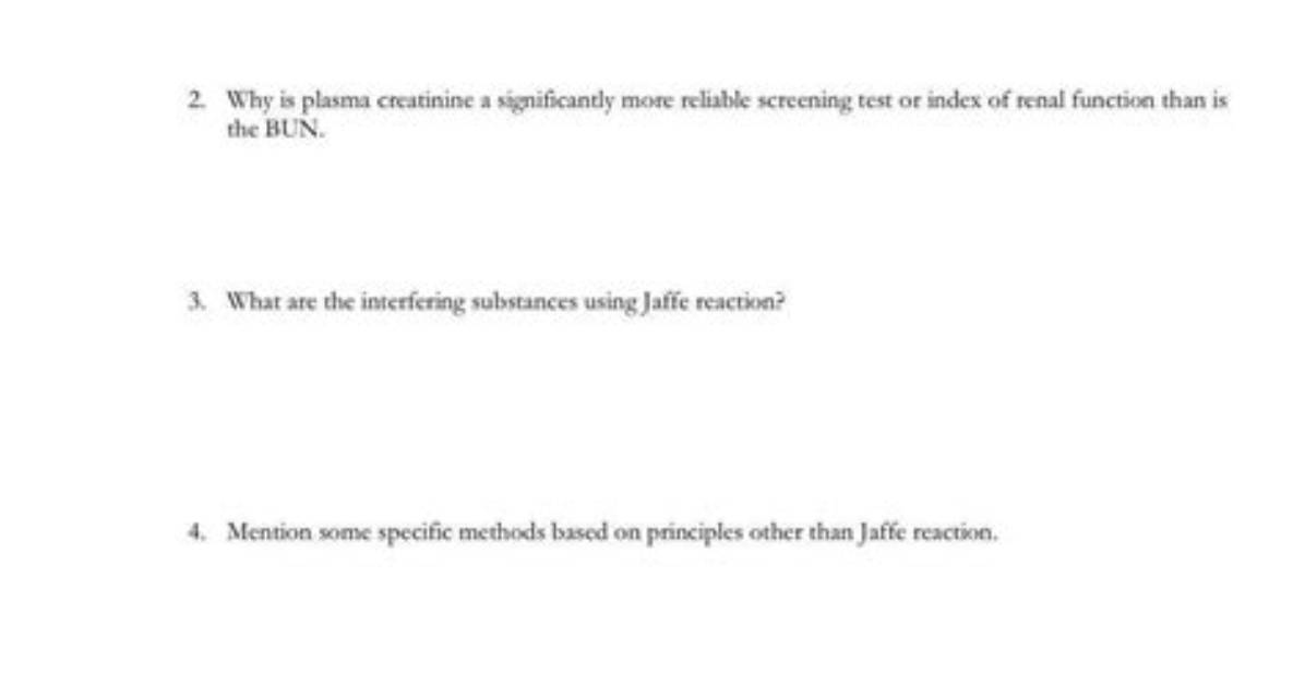 What Are the Interfering Substances Using Jaffe Reaction?