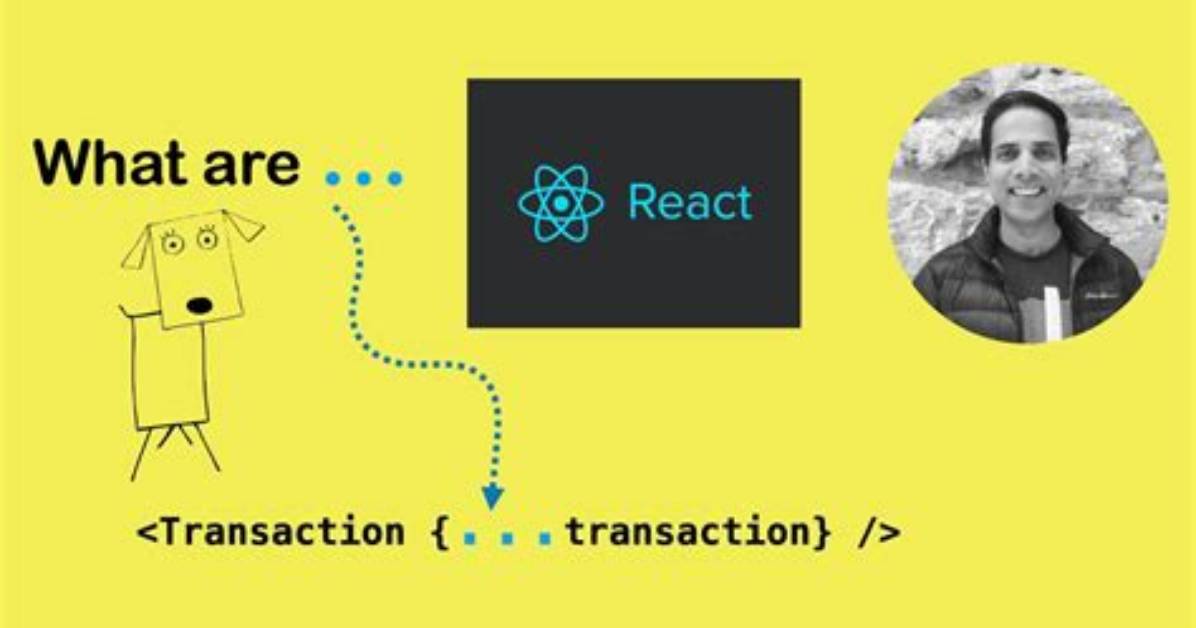 What Are These Three Dots in React Doing?