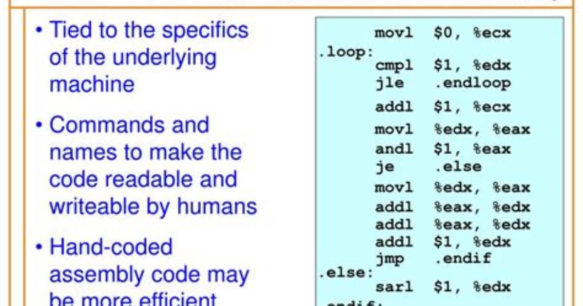 What Assembly Language Does Linux Use?