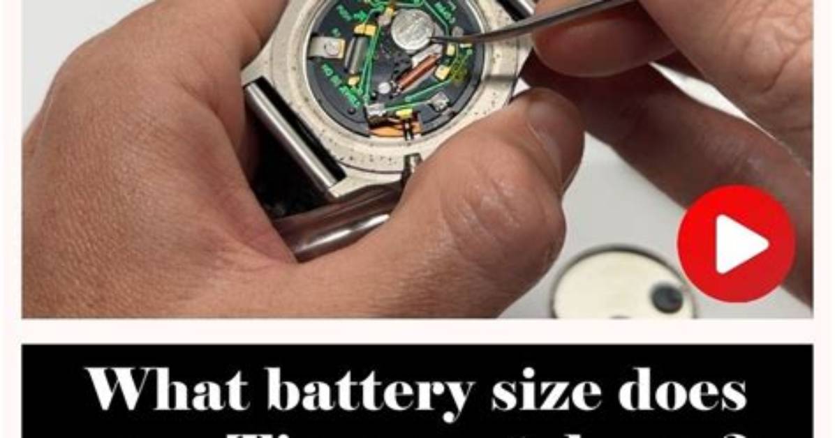 What Battery Does My Watch Use?