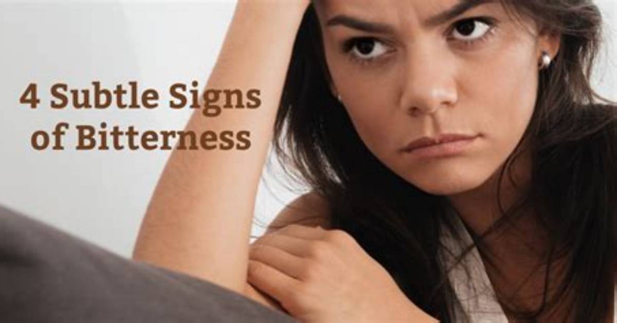 What Bitterness Does to a Person?