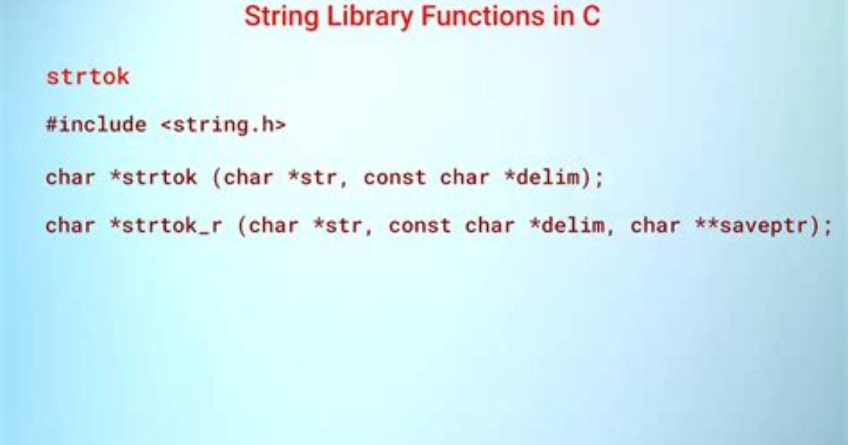 What C++ Library Is String in?