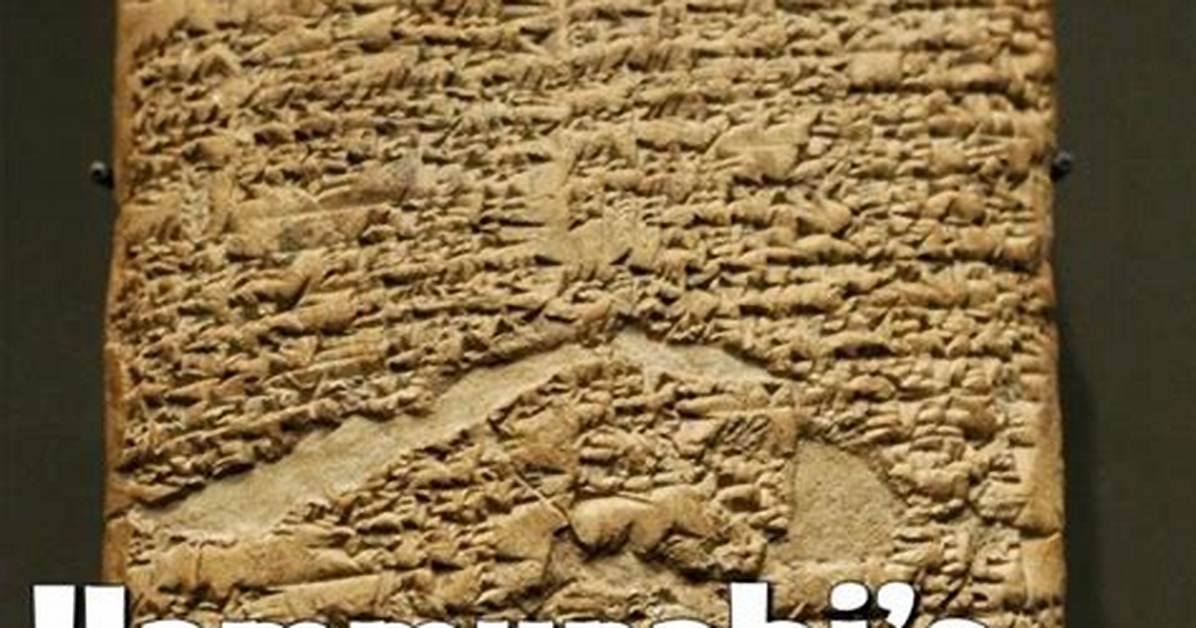 What Can We Learn from Hammurabis Code