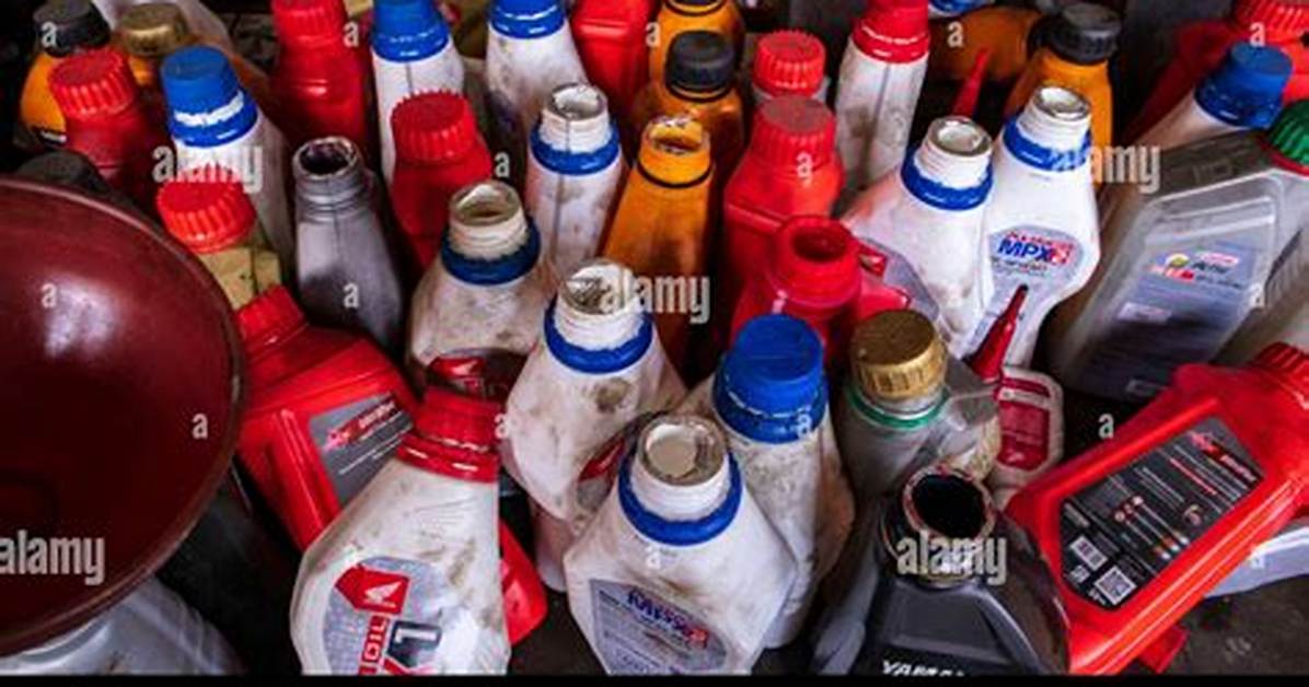 What Can You Do with Empty Oil Bottles?