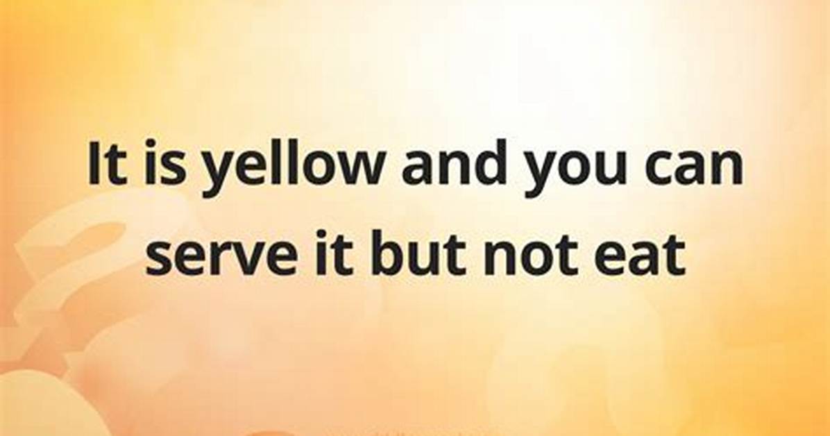 What Can You Serve but Not Eat? [Riddle Answers]
