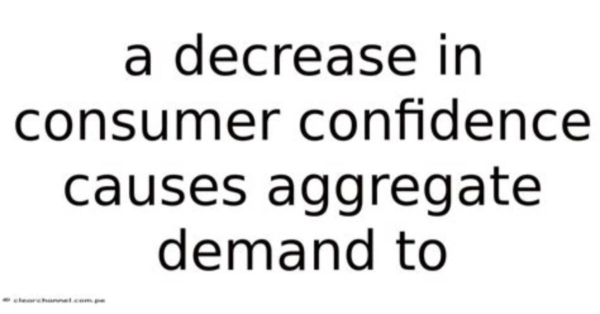 What Causes Consumer Demand