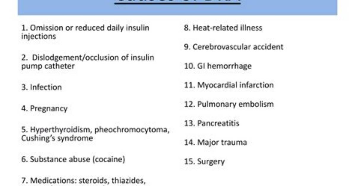 What Causes Dka