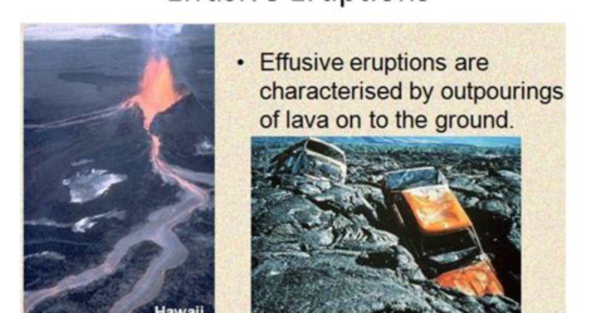 What Causes Effusive Eruptions?