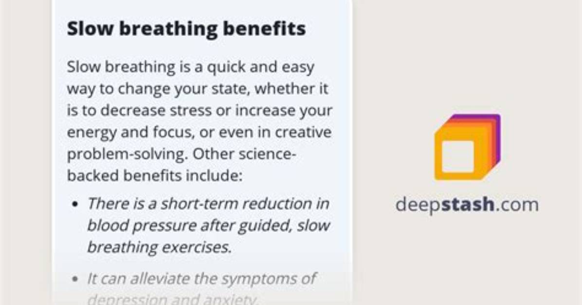 What Causes Slow Breathing