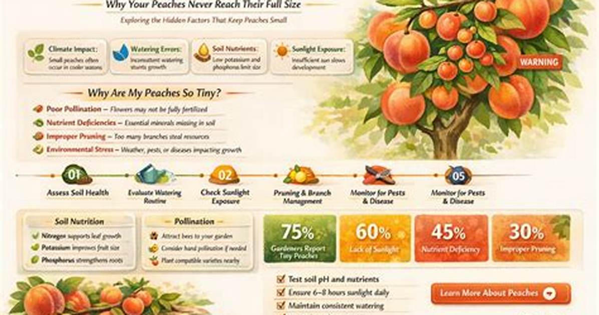 What Causes Small Peaches