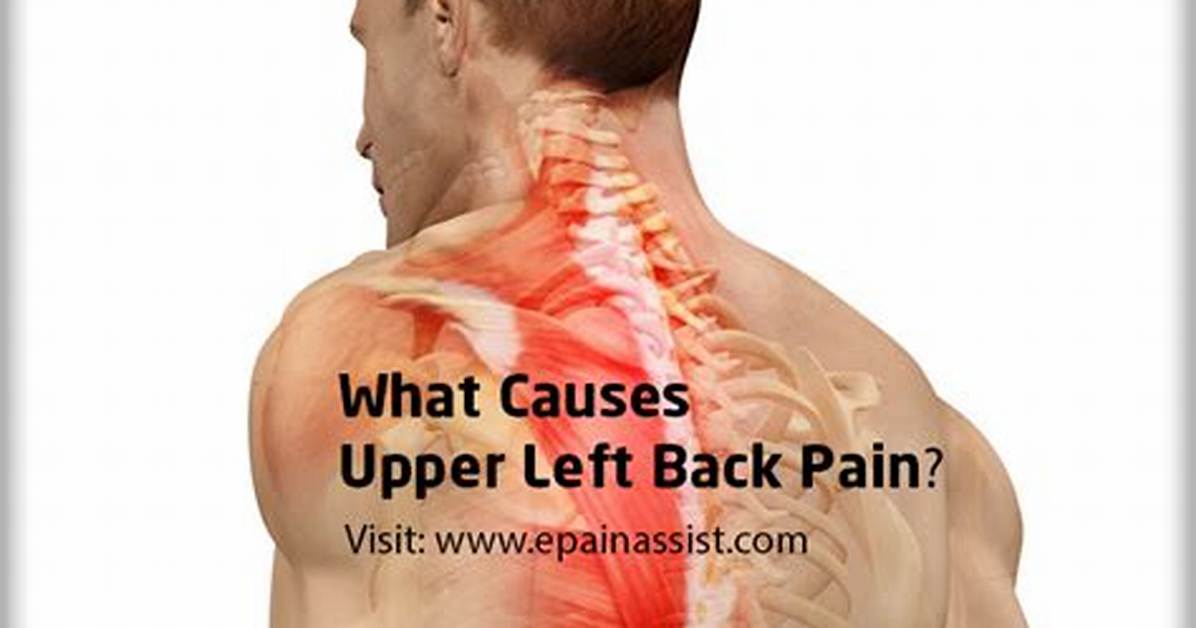 What Causes Upper Left Back Pain Under Shoulder Blade