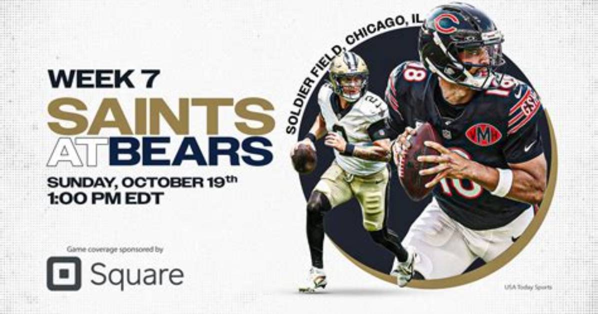 What Channel Is the Bears and Saints Game On