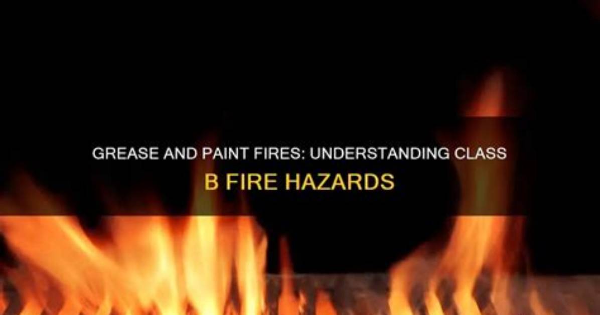 What Class Fire Is a Grease Fire