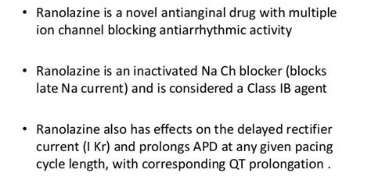 What Class Is Ranolazine