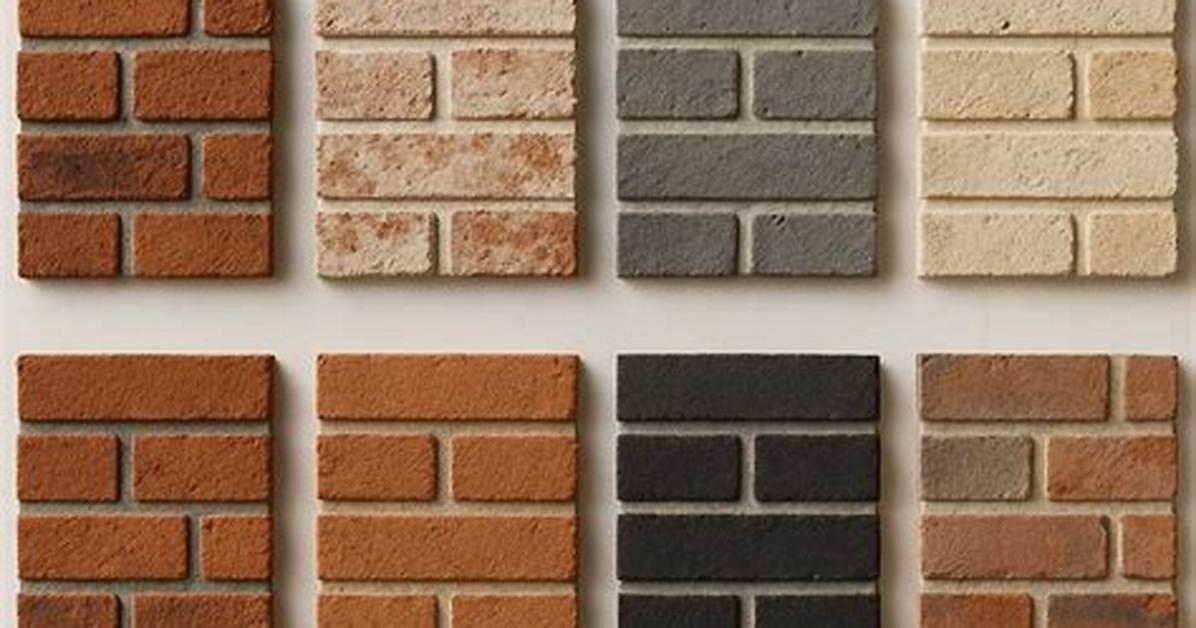 What Colors Are Bricks