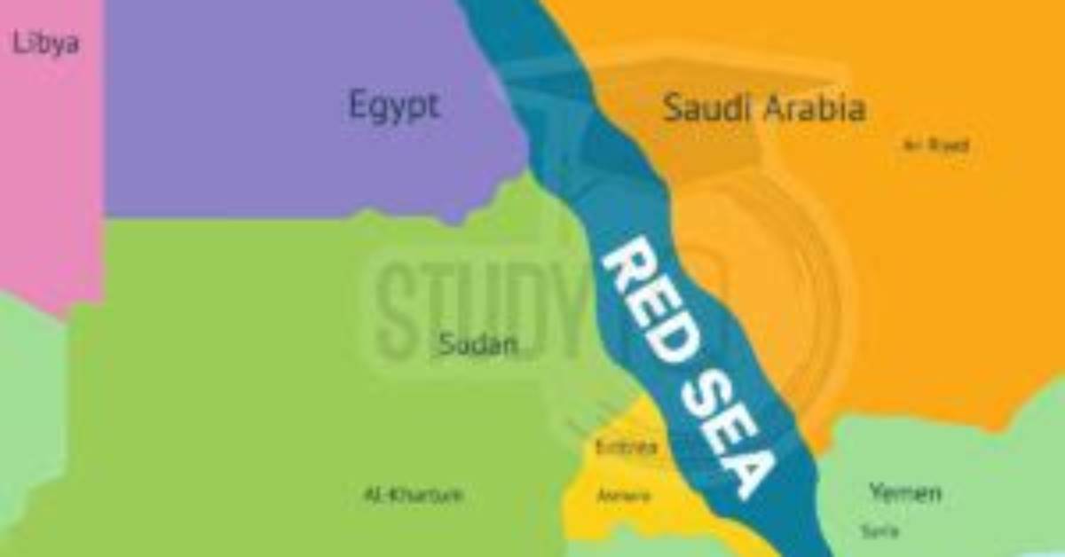 What Countries Border the Red Sea