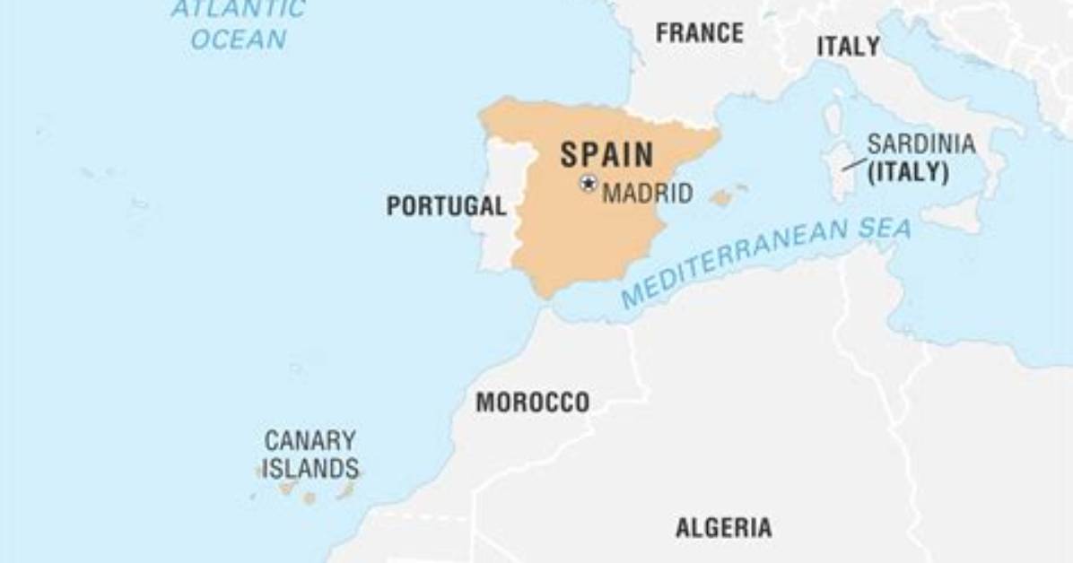 What Countries Share a Border with Spain