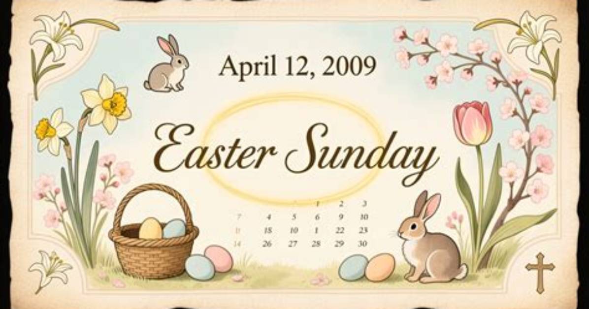 What Day Was Easter in 2009