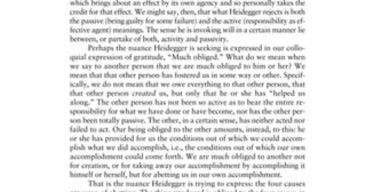 What Did Heidegger Say About Technology