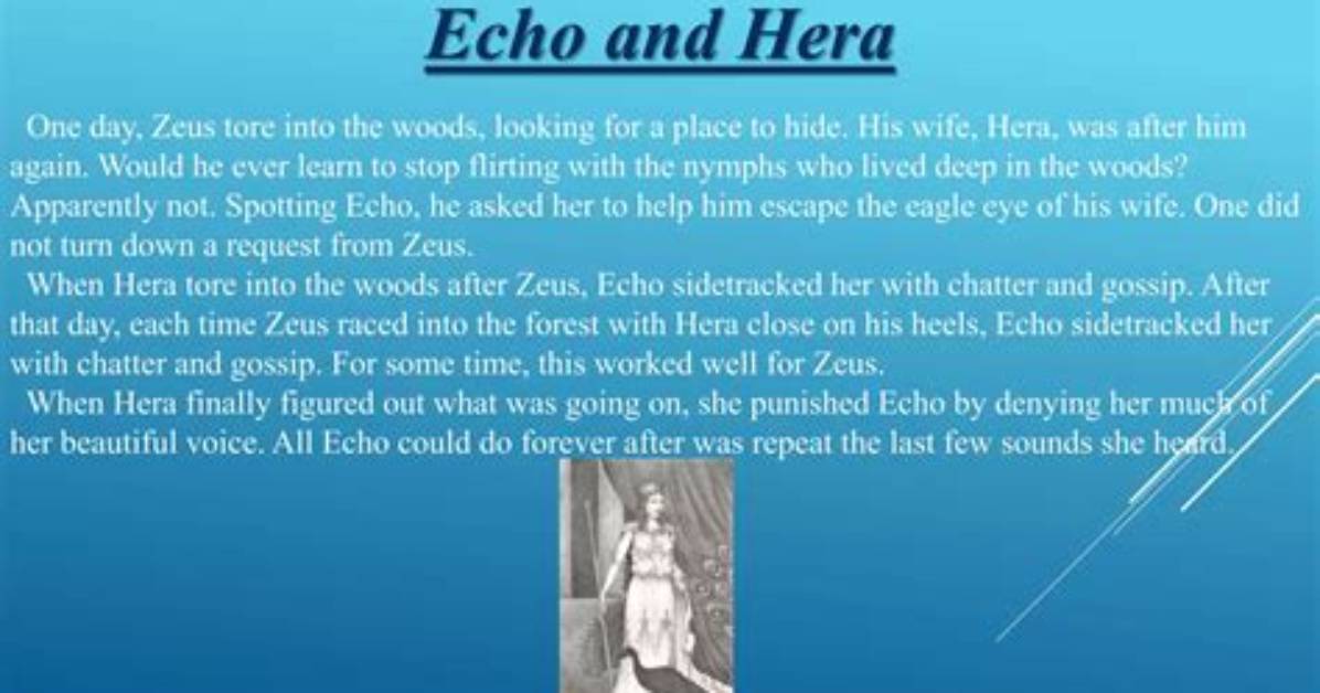 What Did Hera Do to Echo