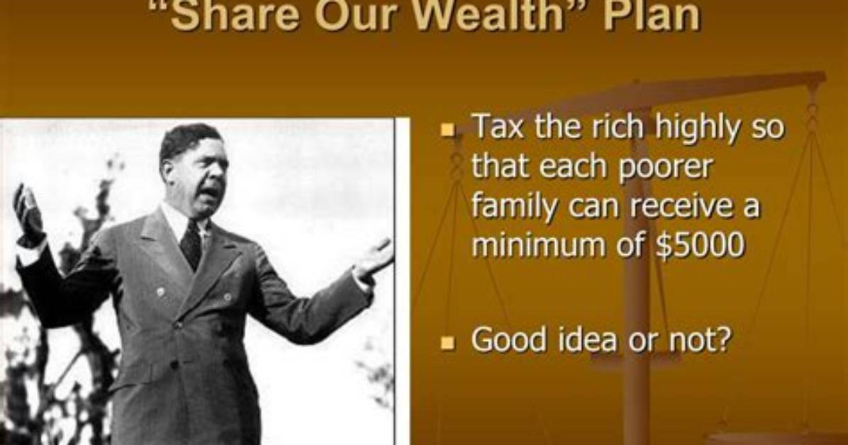 What Did the Share Our Wealth Program Do?
