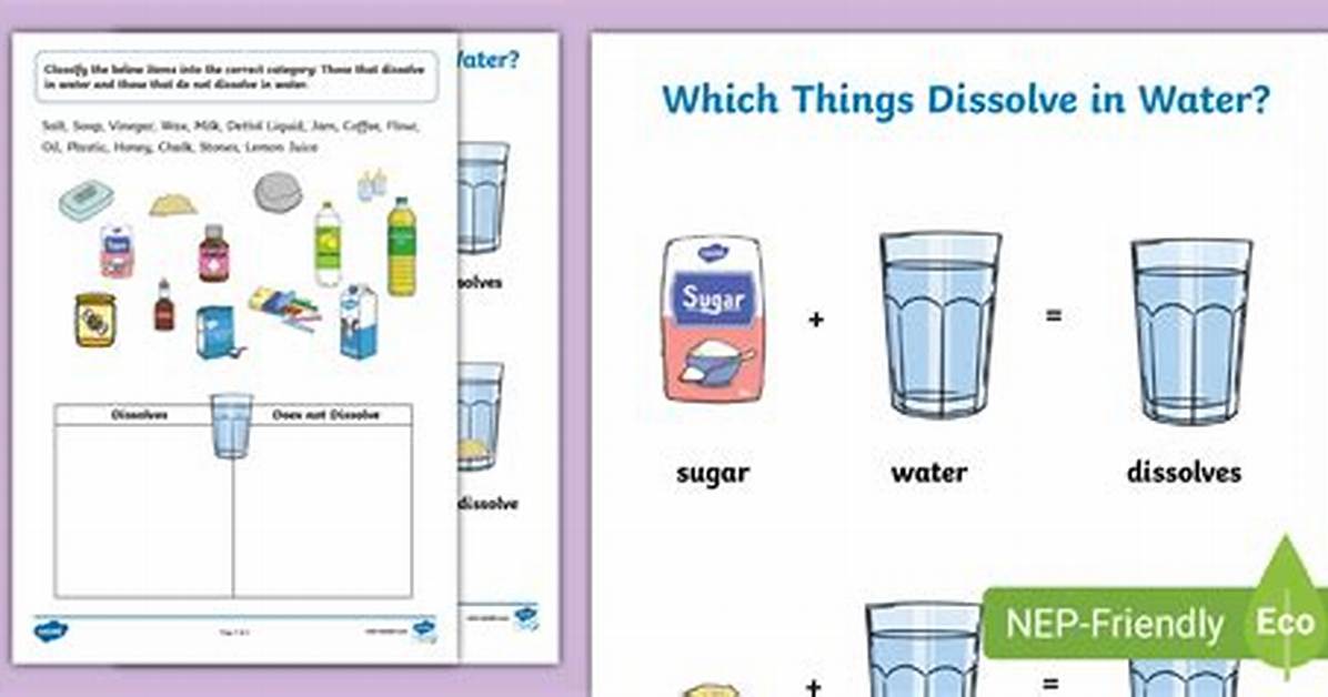 What Dissolves in Water?