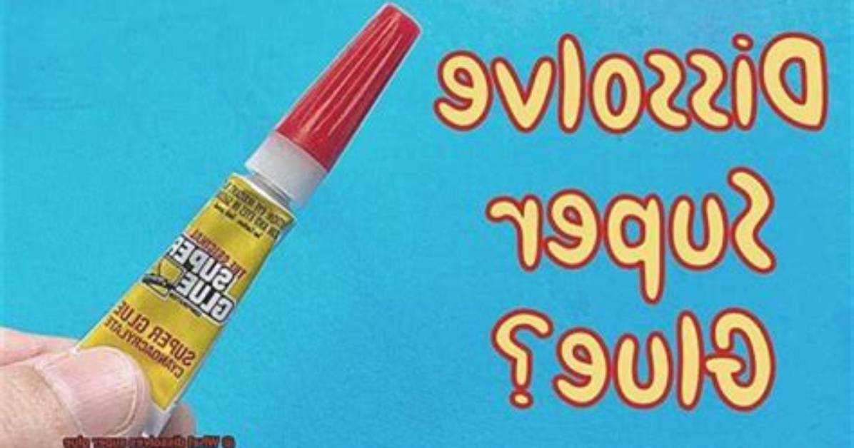 What Dissolves Sticky Glue