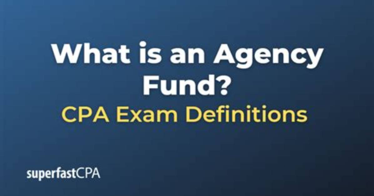 What Do Agency Funds Typically Report?