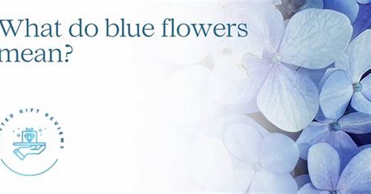 What Do Blue Flowers Mean