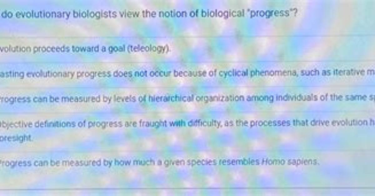 What Do Evolutionary Biologists Study