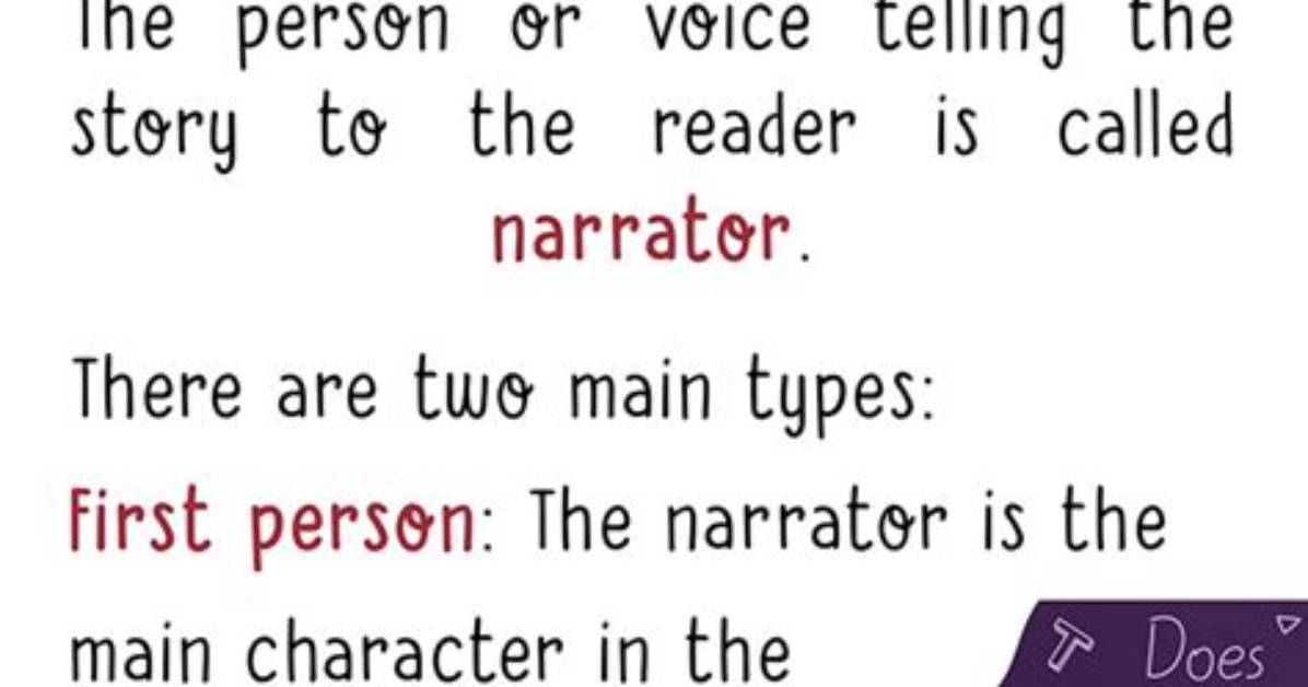 What Do Narrators Do
