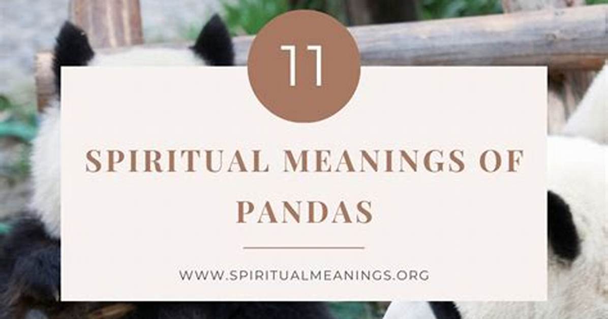 What Do Pandas Symbolize?