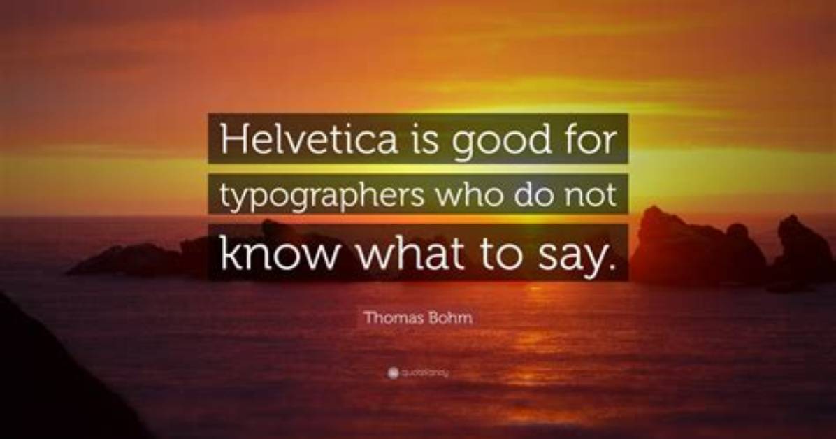 What Do Typographers Do?