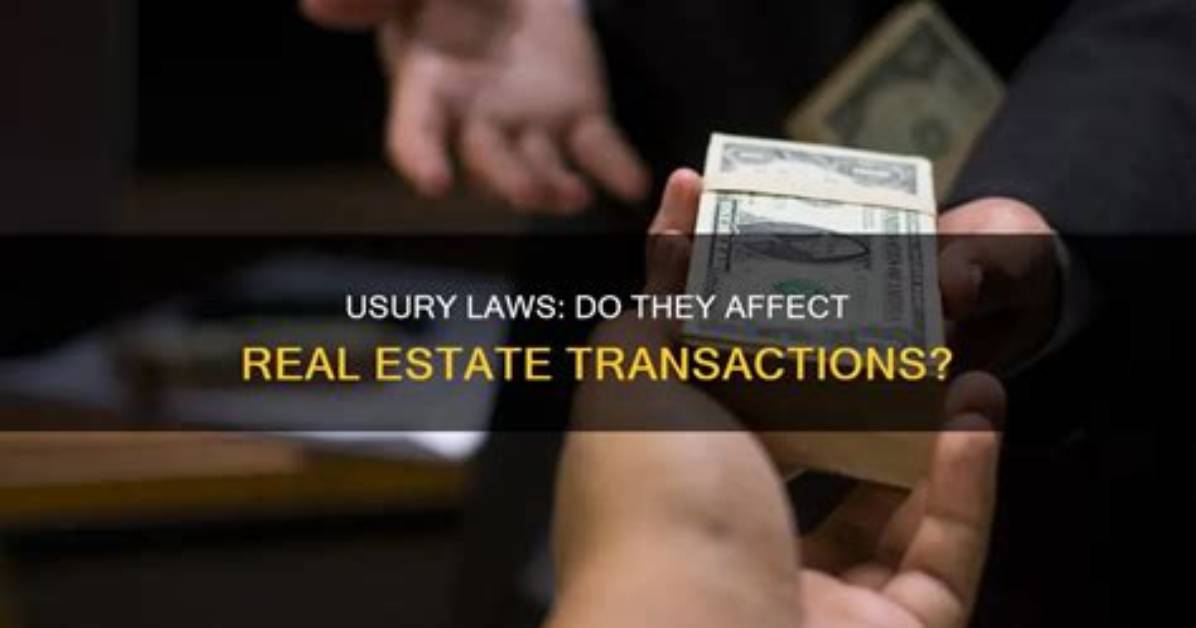 What Do Usury Laws Do