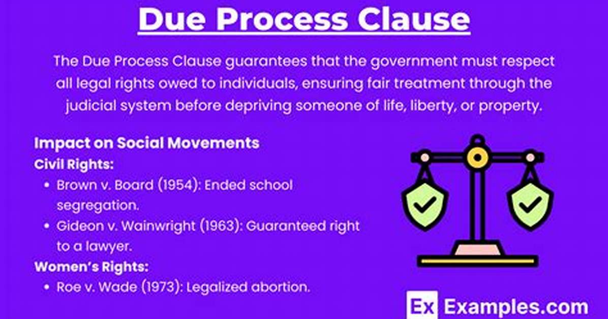 What Do You Mean by Due Process of Law?